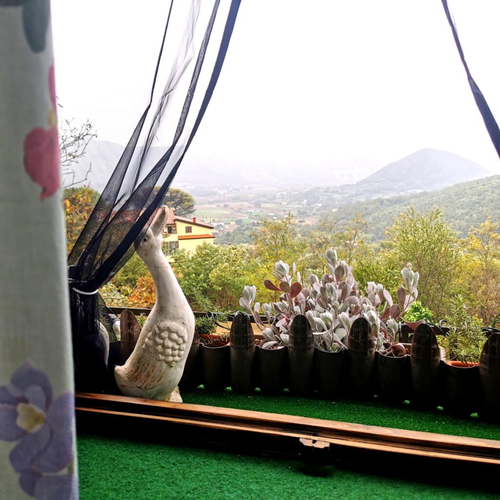 View of the Caserta hills, starting point for a 3 day itinerary.